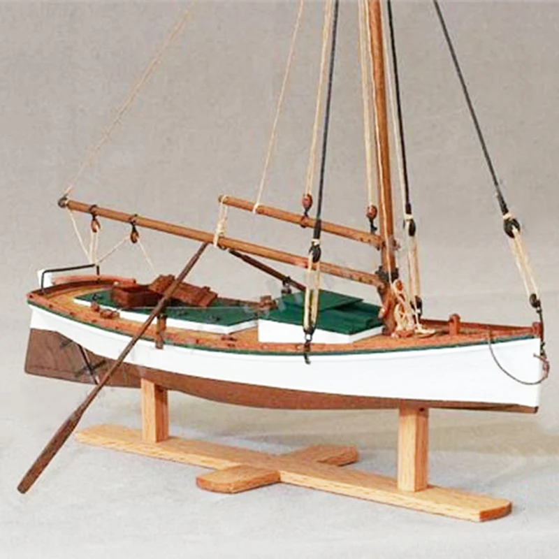 1/35 FLATTLE Ahşap Balıkçı Teknesi model seti El Yapımı Balıkçı Gemisi Modeli Montaj Oyuncaklar Çocuk Hediyeler Görüntü 1
