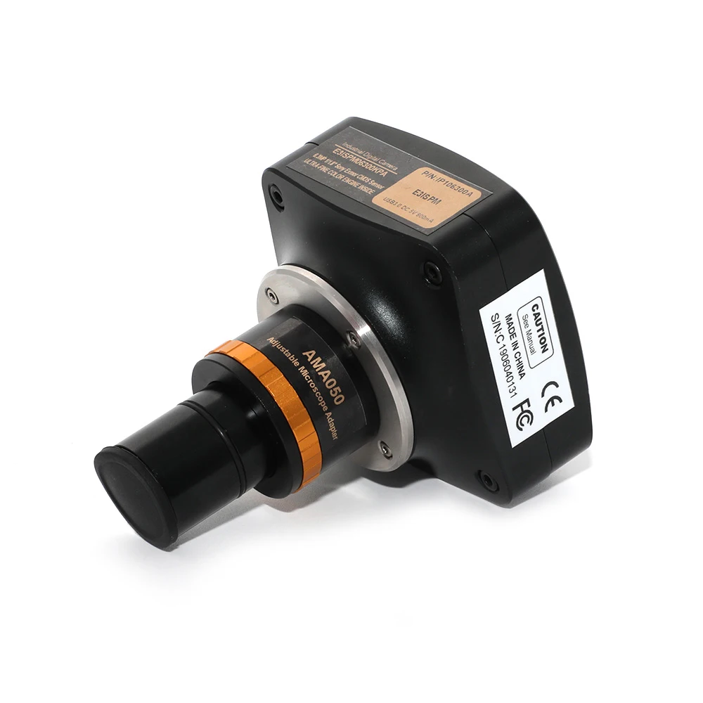 12.3 M Mikroskoplar Kamera IMX304 1.1” SONY Sensörü Küresel Deklanşör Ayarlanabilir 23.2 mm Mercek E3ISPM12300KPA Görüntü 3