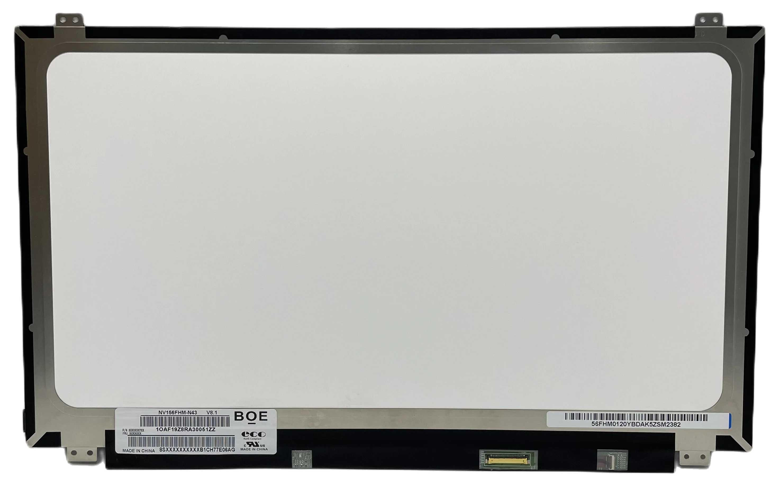 15.6 inç IPS laptop lcd ekranı LP156WF6-SPB1 Fit NV156FHM-N43 72 % NTSC Mat LED Ekran FHD1920x1080 30pin eDP Görüntü 2