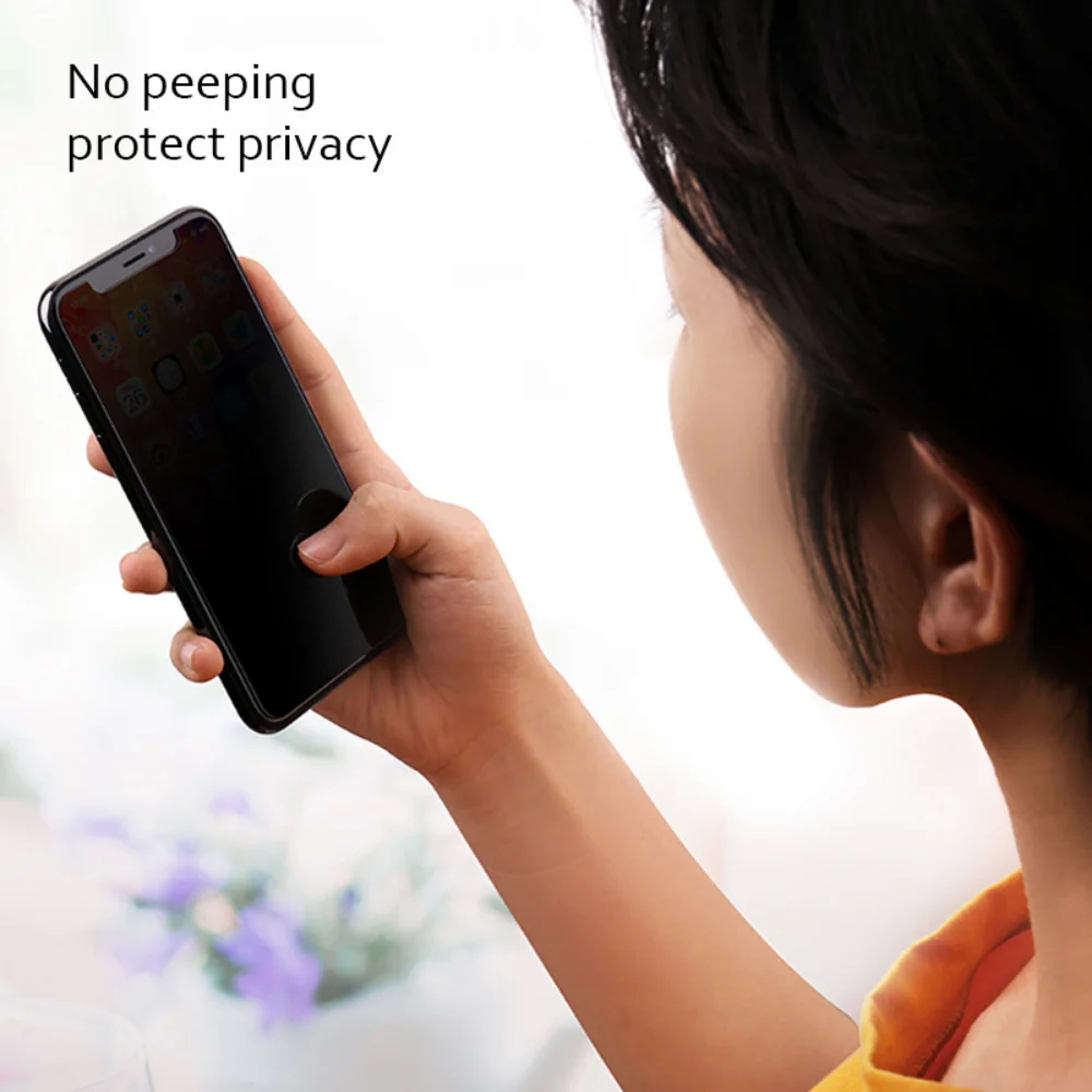 4 ADET Gizlilik Cam Xiaomi Mi 11 12 13 T Pro Lite Anti-casus Temperli Cam Ekran Koruyucu Xiaomi 10 Siyah Anti-Peep Filmi Görüntü 4