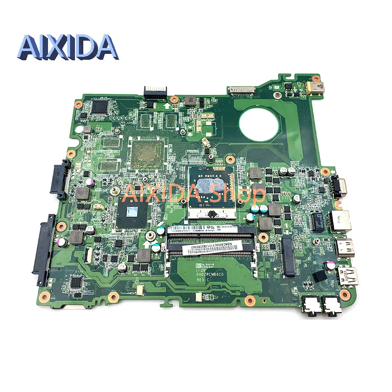 AIXIDA MBNCA06001 MB.NCA06. 001 DA0ZRCMB6C0 Ana kurulu Acer Emachines E732 E732Z Laptop Anakart HM55 UMA DDR3 ücretsiz CPU Görüntü 1