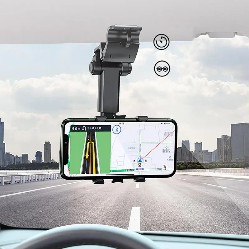 Araç Telefonu Dağı Araba Dashboard direksiyon Güneşlik telefon tutucu 360 Dönebilen Ayarlanabilir Evrensel İstikrarlı Araba Beşiği Görüntü 2