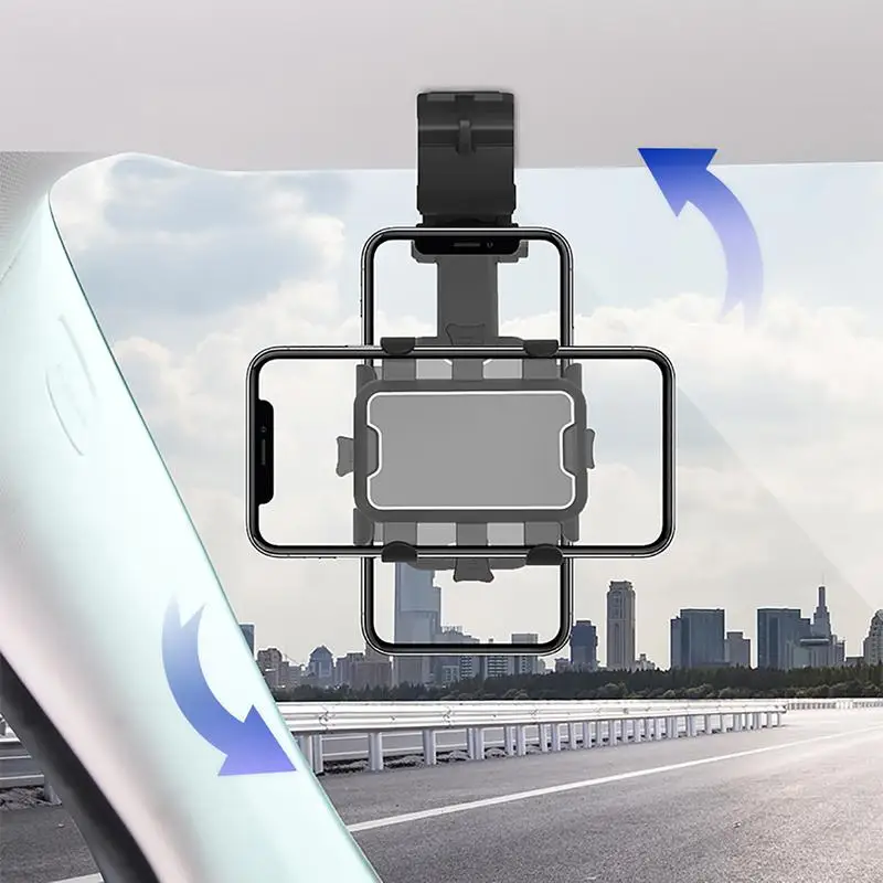 Araç Telefonu Dağı Araba Dashboard direksiyon Güneşlik telefon tutucu 360 Dönebilen Ayarlanabilir Evrensel İstikrarlı Araba Beşiği Görüntü 3