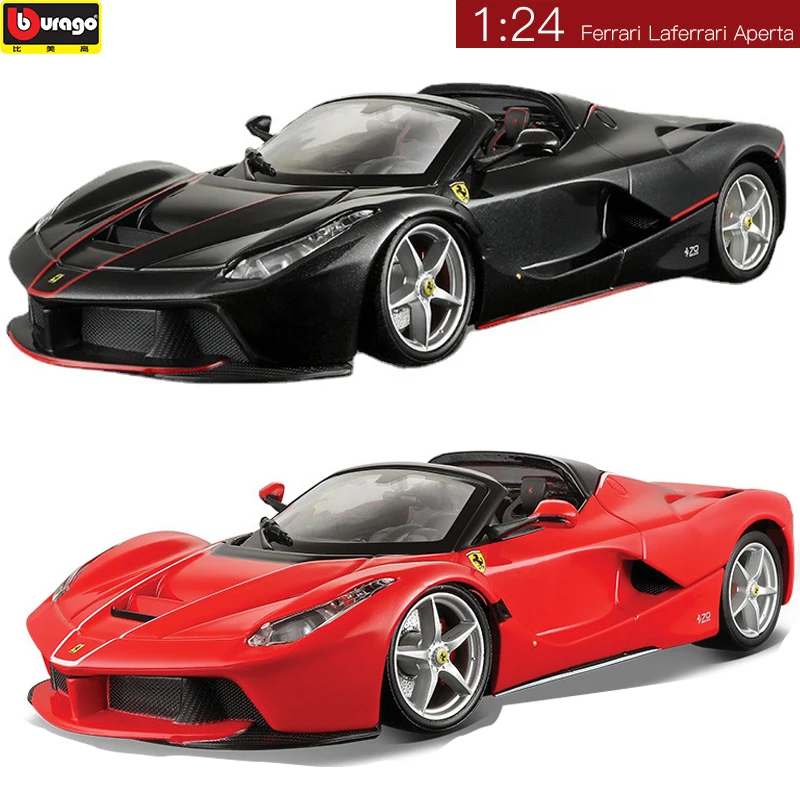Bburago 1: 24 Ferrari Laferrari Spor Araba Metal Döküm Alaşım Modeli Simülasyon Oyuncak Süsler Çocuk Hediye Toplamak Görüntü 0
