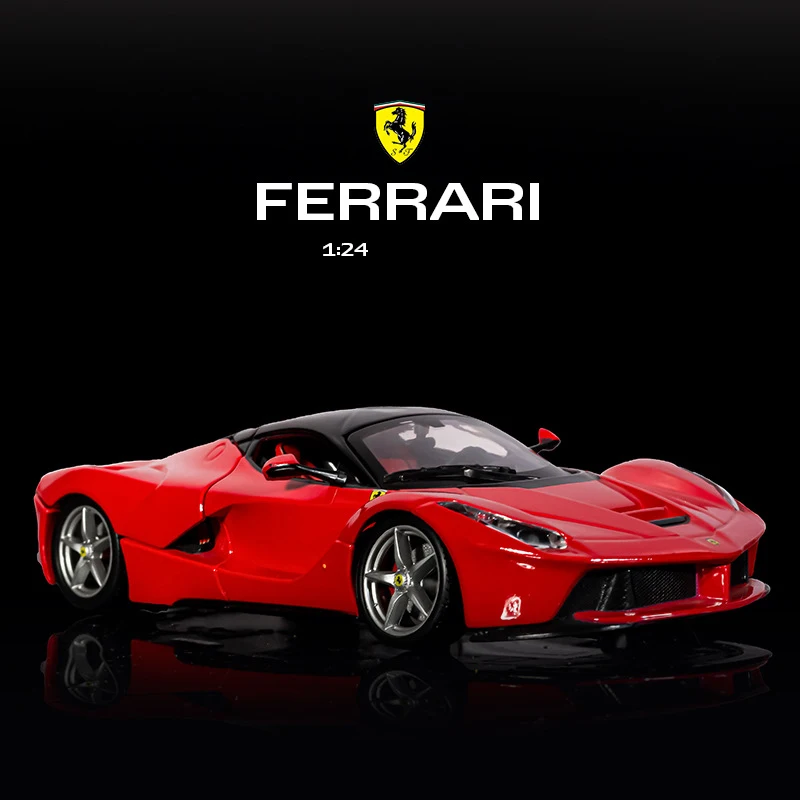 Bburago 1: 24 Ferrari Laferrari Spor Araba Metal Döküm Alaşım Modeli Simülasyon Oyuncak Süsler Çocuk Hediye Toplamak Görüntü 2