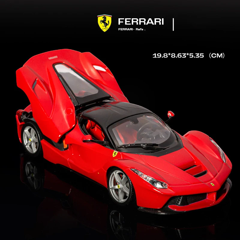 Bburago 1: 24 Ferrari Laferrari Spor Araba Metal Döküm Alaşım Modeli Simülasyon Oyuncak Süsler Çocuk Hediye Toplamak Görüntü 3