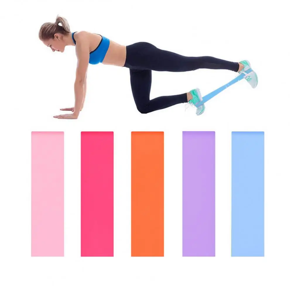 Direnç Bantları Yüksek Elastikiyet Kalın Bacaklar Popo Egzersiz Direnç Bantları Antreman Vücut Pilates Antreman Görüntü 0
