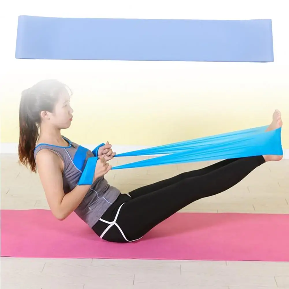 Direnç Bantları Yüksek Elastikiyet Kalın Bacaklar Popo Egzersiz Direnç Bantları Antreman Vücut Pilates Antreman Görüntü 1