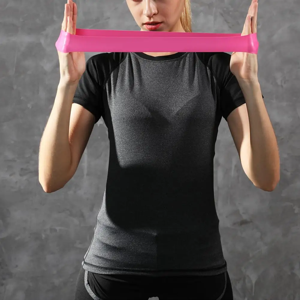 Direnç Bantları Yüksek Elastikiyet Kalın Bacaklar Popo Egzersiz Direnç Bantları Antreman Vücut Pilates Antreman Görüntü 3