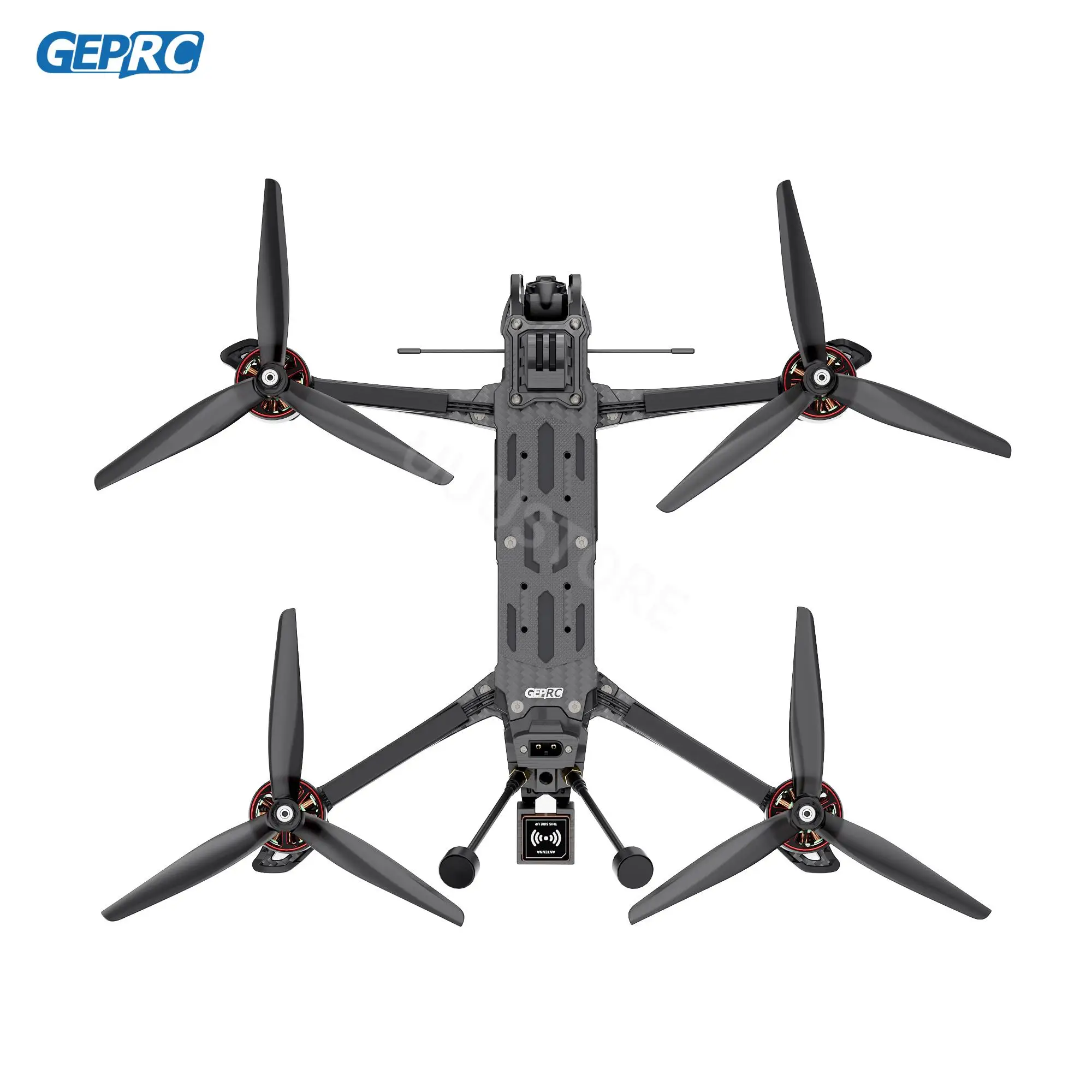 GEPRC MOZ7 HD O3 FPV 7 İnç 6 S Drone F722-HD-BT FC 50A 4in1 ESC 2809 1280KV Motor O3 Hava ünitesi M10 GPS rc dört pervaneli helikopter DJI İçin Görüntü 4