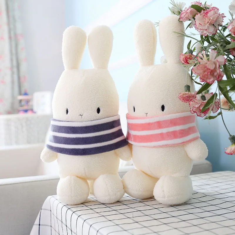 Karikatür Bobo tavşan doldurulmuş oyuncak yaratıcı küçük beyaz tavşan bebek yastık hediye Görüntü 0