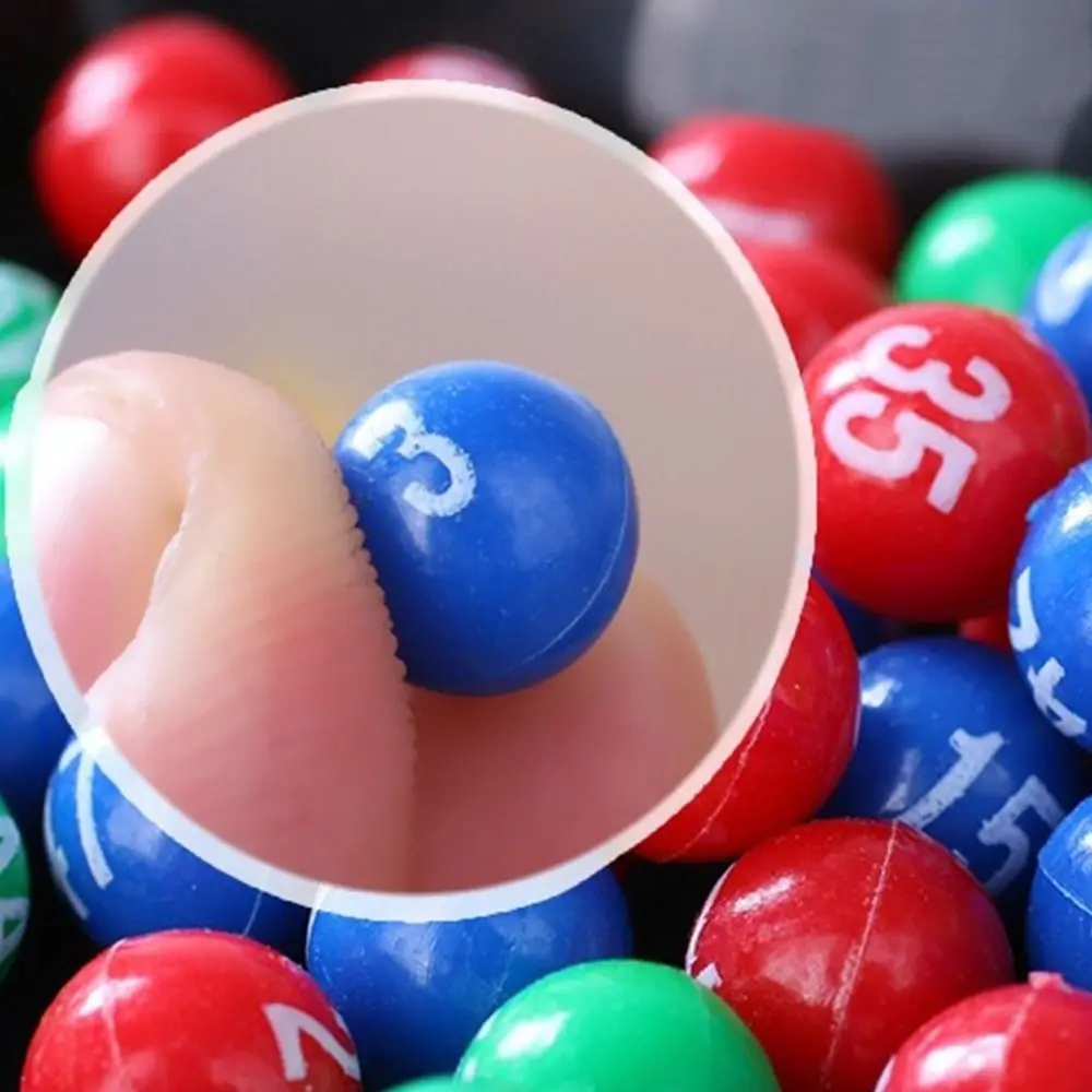 Komik Numarası Toplama Rastgele Seçin Renkli Topları Parti Loto Oyunları Makinesi Şanslı Köpek Piyango Makinesi Masa Oyunları Görüntü 4