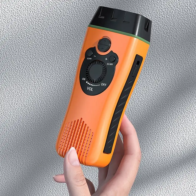 Krank Radyo Taşınabilir FM Hava Radyolar Survival Dişli Kiti LED el fenerleri Güç Bankası Akıllı cep telefonu Şarj Cihazı El Krank Veya Görüntü 2