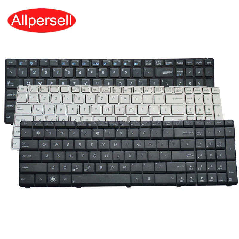 Laptop klavye için Asus X55 X55V X55VD N61 A52 K52 X53S X54H K53 A53 N53 marka yeni Görüntü 0