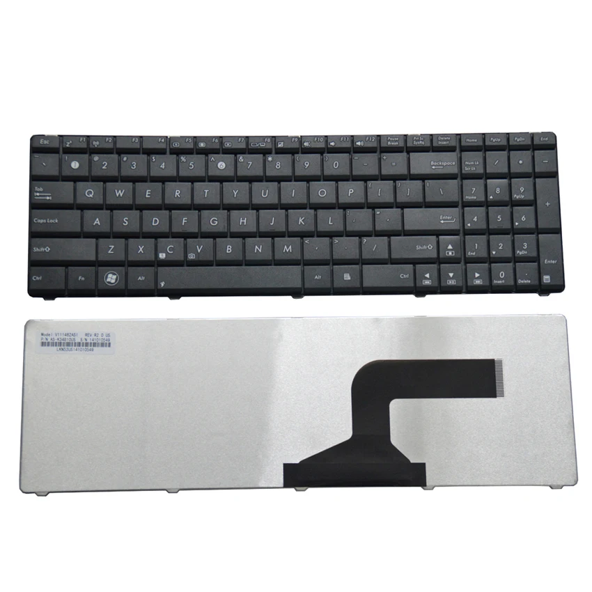 Laptop klavye için Asus X55 X55V X55VD N61 A52 K52 X53S X54H K53 A53 N53 marka yeni Görüntü 1