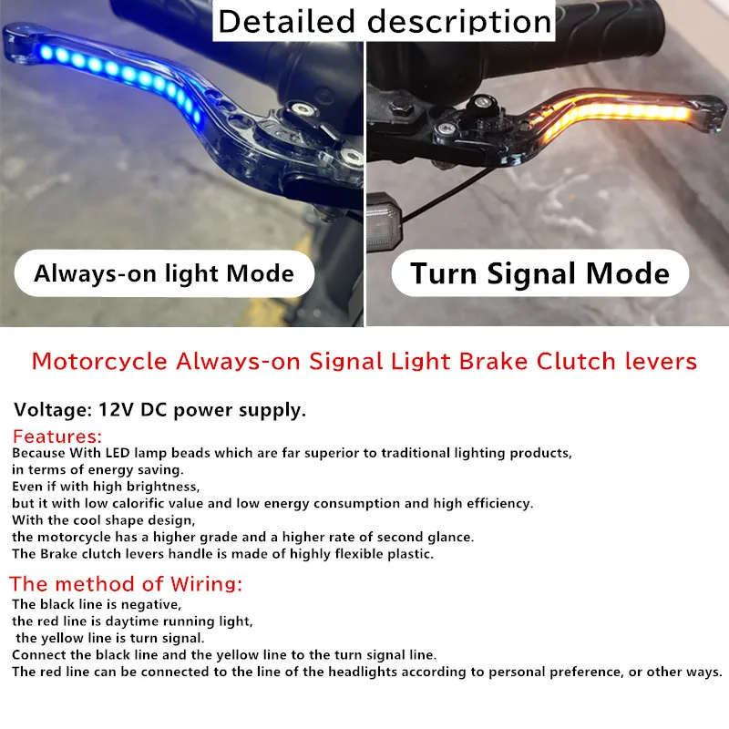 Motosiklet Ayarlanabilir Her Zaman Sinyal Dönüş ışığı fren debriyaj Kolu Kawasakı Nınja400 Nınja300R/250R / 125 Z300 Z125 Z250SL Görüntü 2