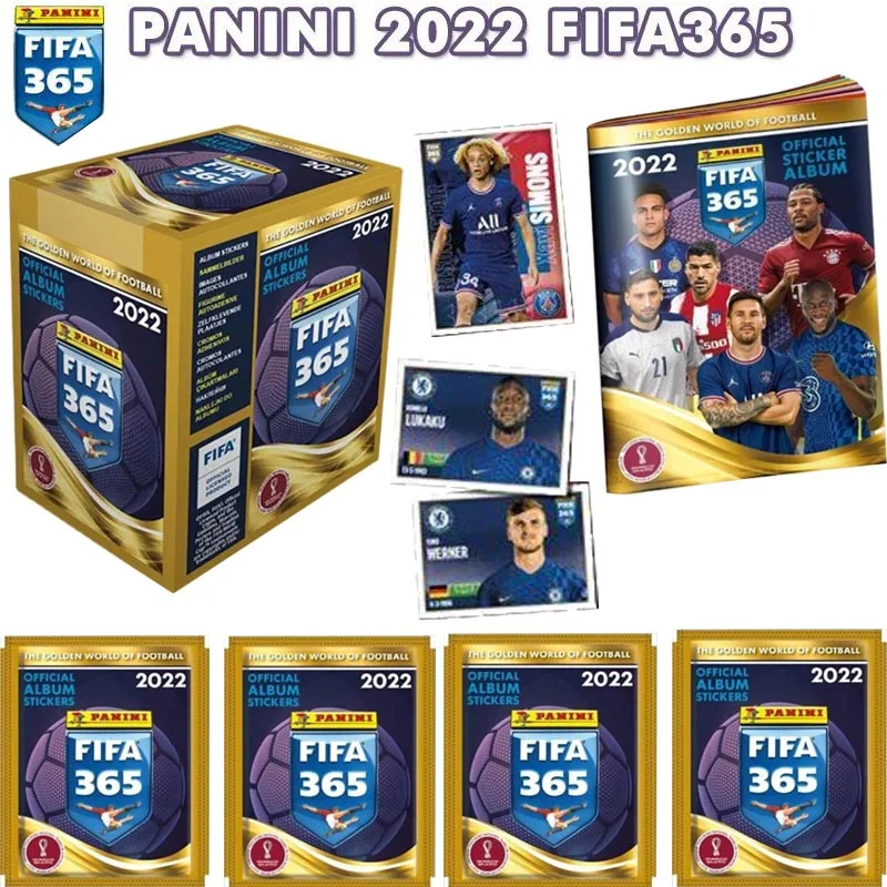 Panini Resmi Koleksiyonu Sticker Fıfa Dünya Kupası Katar 2022 Ballsuperstar Messi Werner Hayranları doğum günü hediyesi Kurulu Oyun Kartı Oyuncak Görüntü 0