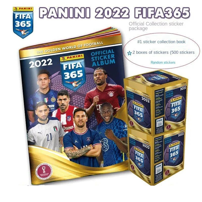 Panini Resmi Koleksiyonu Sticker Fıfa Dünya Kupası Katar 2022 Ballsuperstar Messi Werner Hayranları doğum günü hediyesi Kurulu Oyun Kartı Oyuncak Görüntü 5
