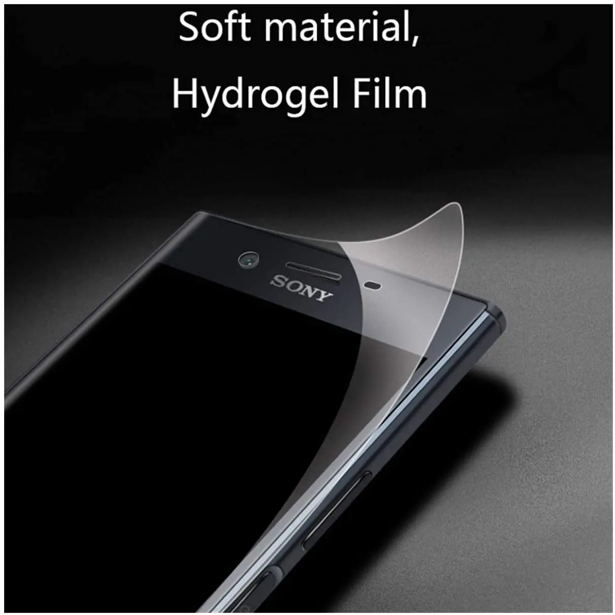 sony Xperia Pro için Ekran Koruyucu Tam Kapak Ekran Hidrojel Film Sony Xperia 1 II Değil Temperli Cam Görüntü 2