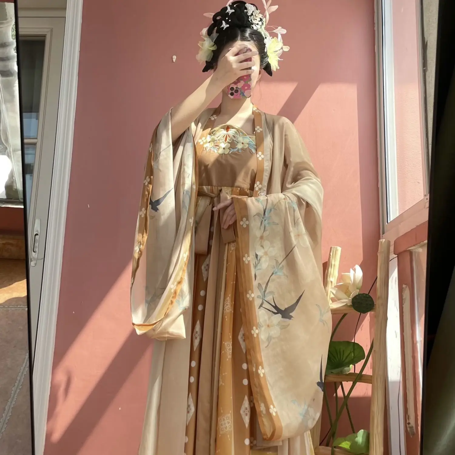 Yourqıpao Hanfu Elbise Antik Çin Geleneksel Nakış Kadın Peri Cosplay Kostüm yaz elbisesi Yeşil Hanfu Kadınlar İçin Görüntü 5